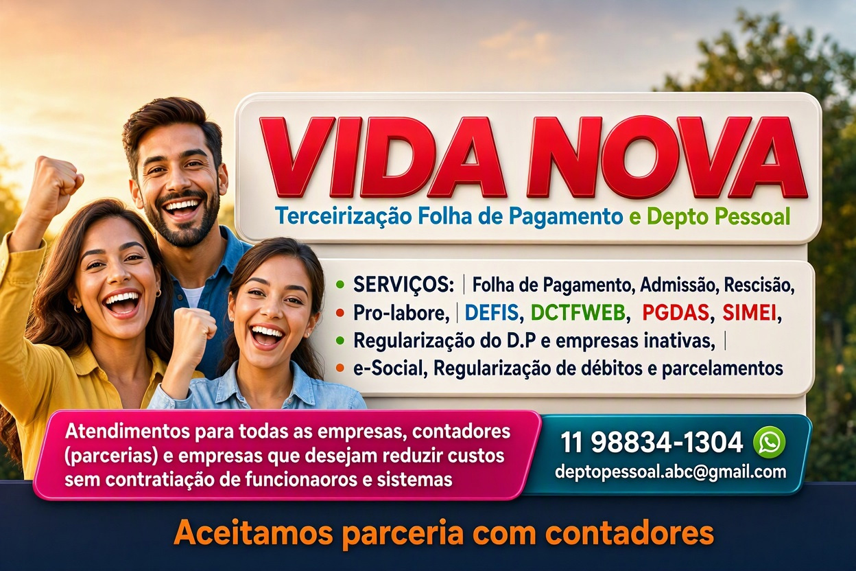 Foto de TERCEIRIZAÇÃO FOLHA DE PAGAMENTO E DEPTO PESSOAL